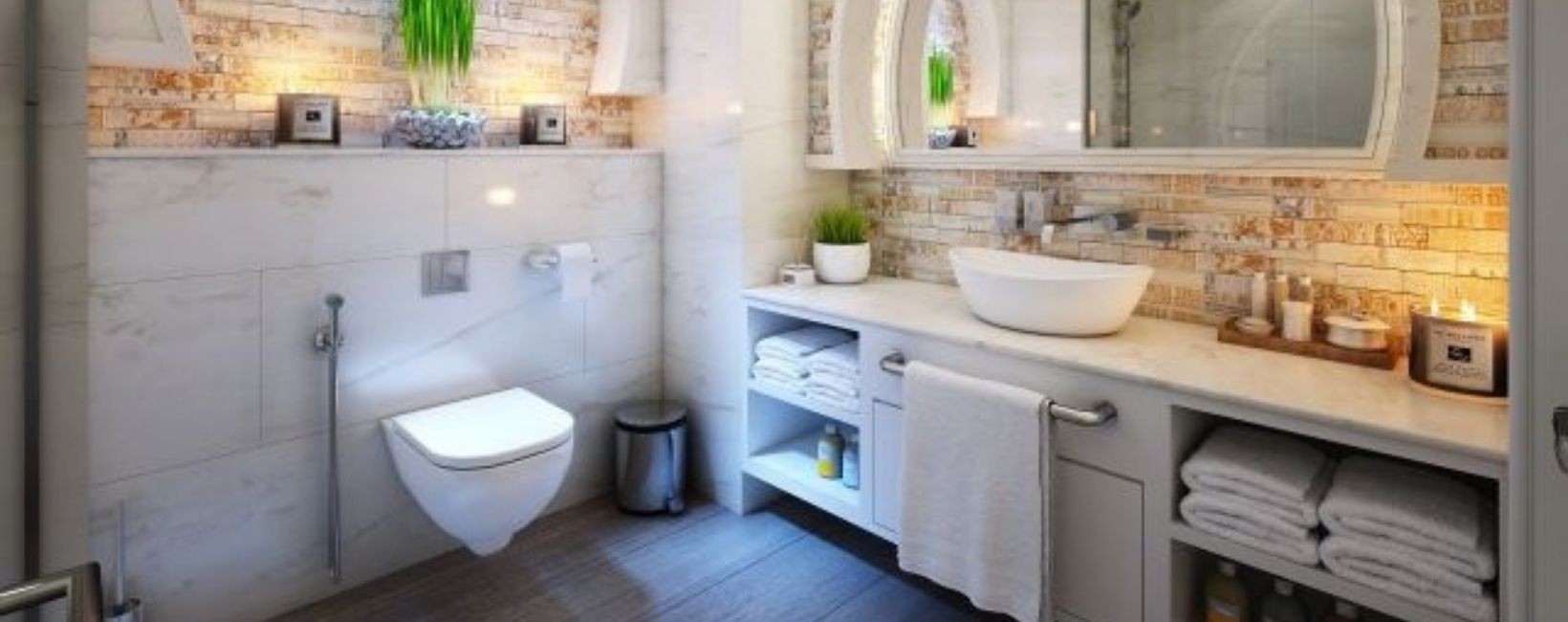 Salle de bain rénovée par Aude Plomberie